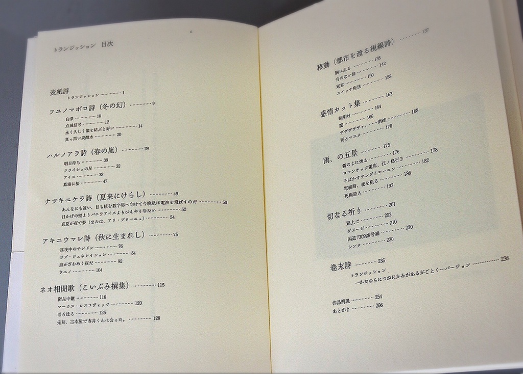 佐藤yuupopic 1st. 詩集『トランジッション』