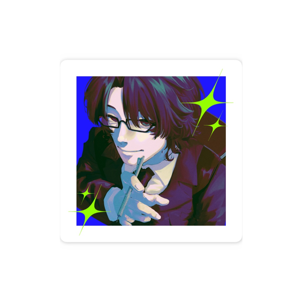 永山静 スマホステッカー