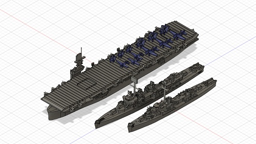 1/3000 タフィー3 3隻セット / TAFFY 3 set