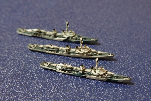 1/3000 フレッチャー級駆逐艦 5隻セット / Flether-class 5 set