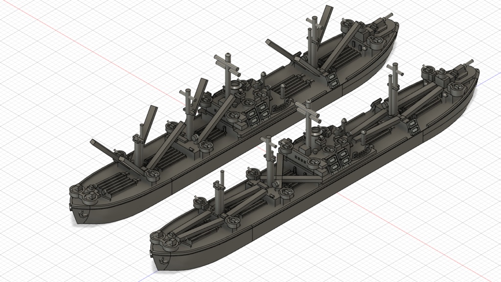 1/3000 リバティ・シップ 2隻セット / Liberty ship 2set