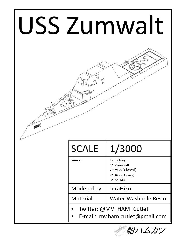 1/3000 ズムウォルト / Zumwalt