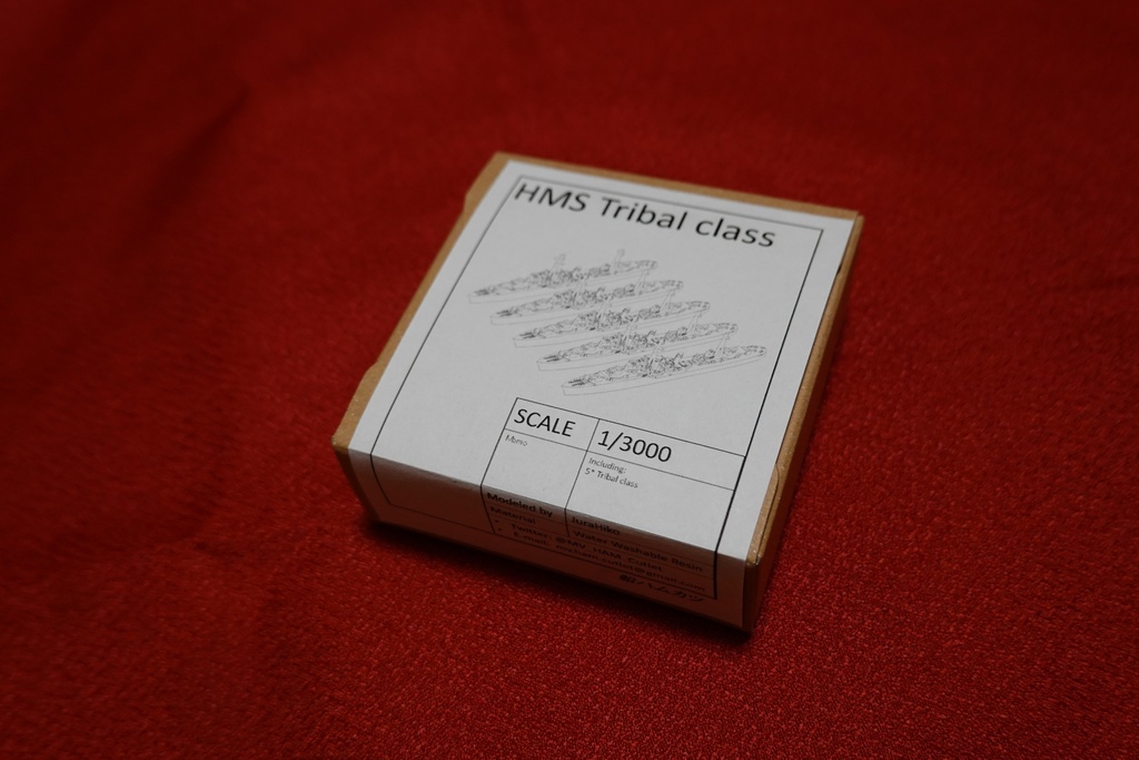 1/3000 トライバル級駆逐艦 5隻セット / Tribal-class destroyer