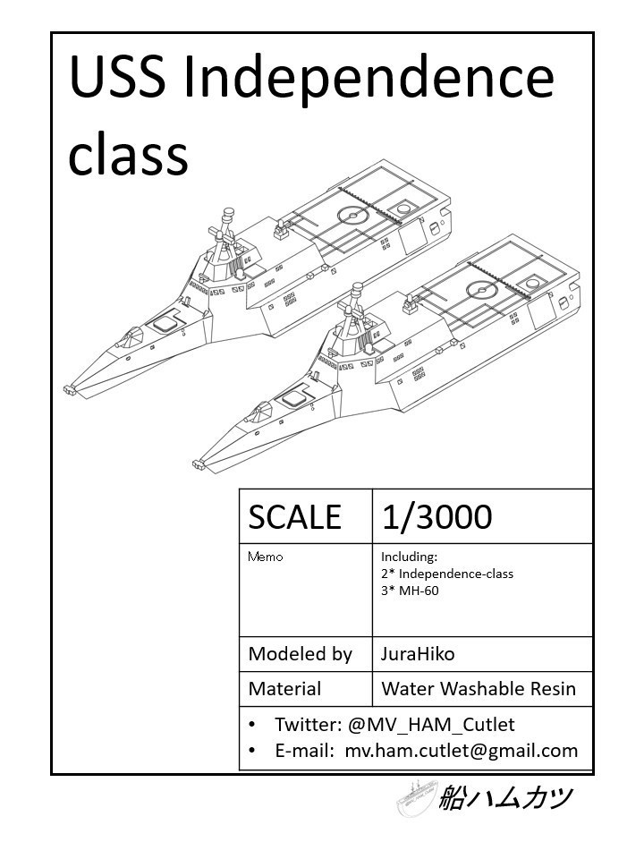 1/3000 米海軍 沿海域戦闘艦 / USN LCS