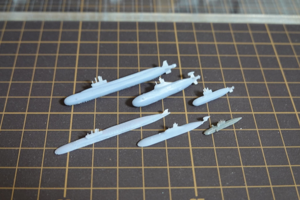 1/3000 ロシア海軍 潜水艦セット / RFN SS set