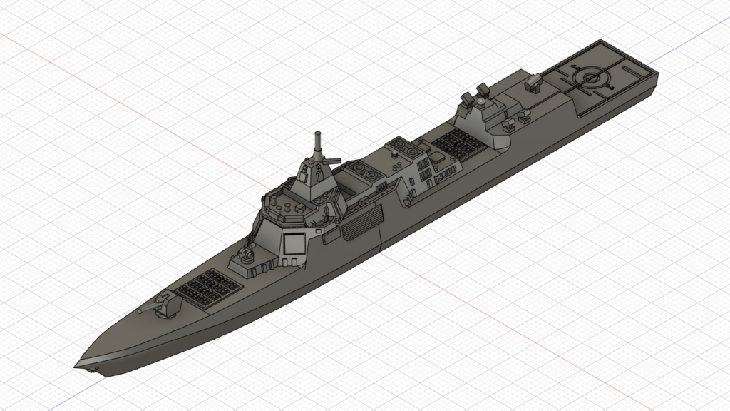 1/3000 055型駆逐艦 / Type-055 Renhai-class