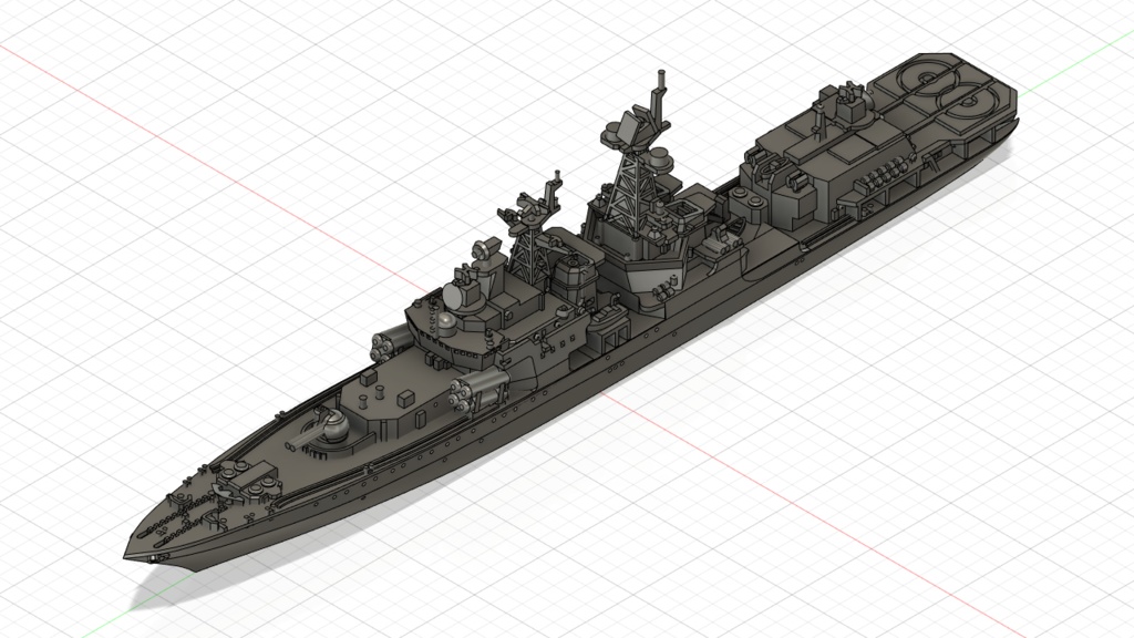 1/3000 ウダロイ級駆逐艦 / Udaloy-class