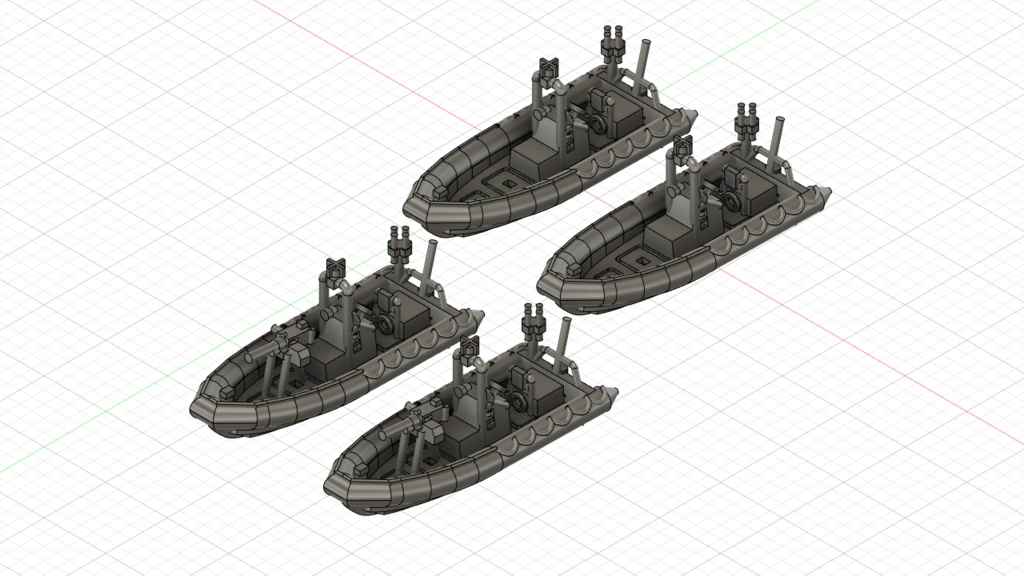 1/700 複合艇 7m型 / RHIB 7m type