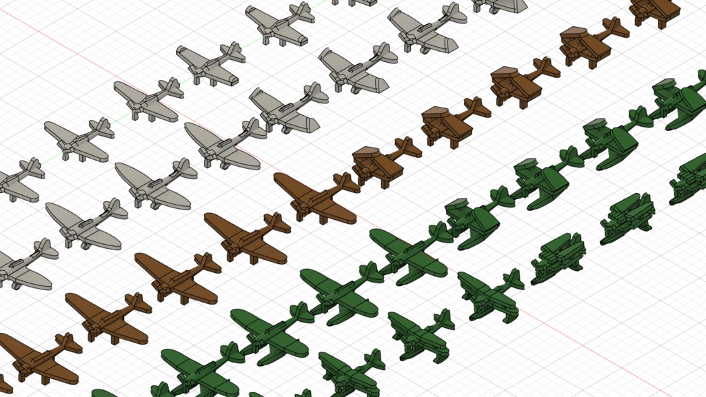 1/3000 日本海軍艦載機セット1 / JN Plane set No.1