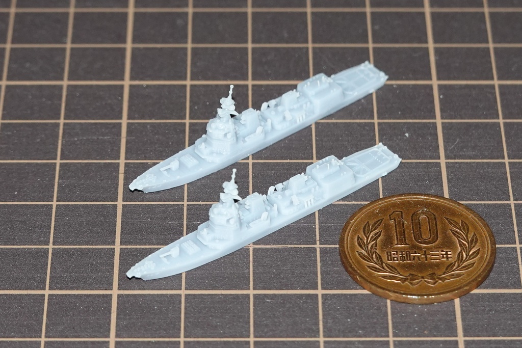 1/3000 あさひ型護衛艦 2隻セット / Asahi-class 2 set