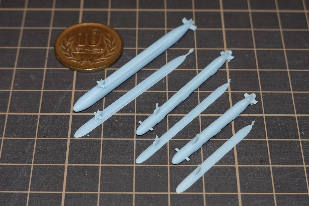 1/3000 米海軍潜水艦セット / USN SS set