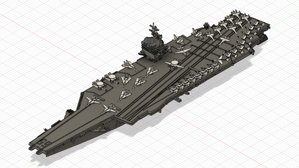 1/3000 CVN-65 エンタープライズ 1982 大改装後 / Enterprise after 1982 Overhaul