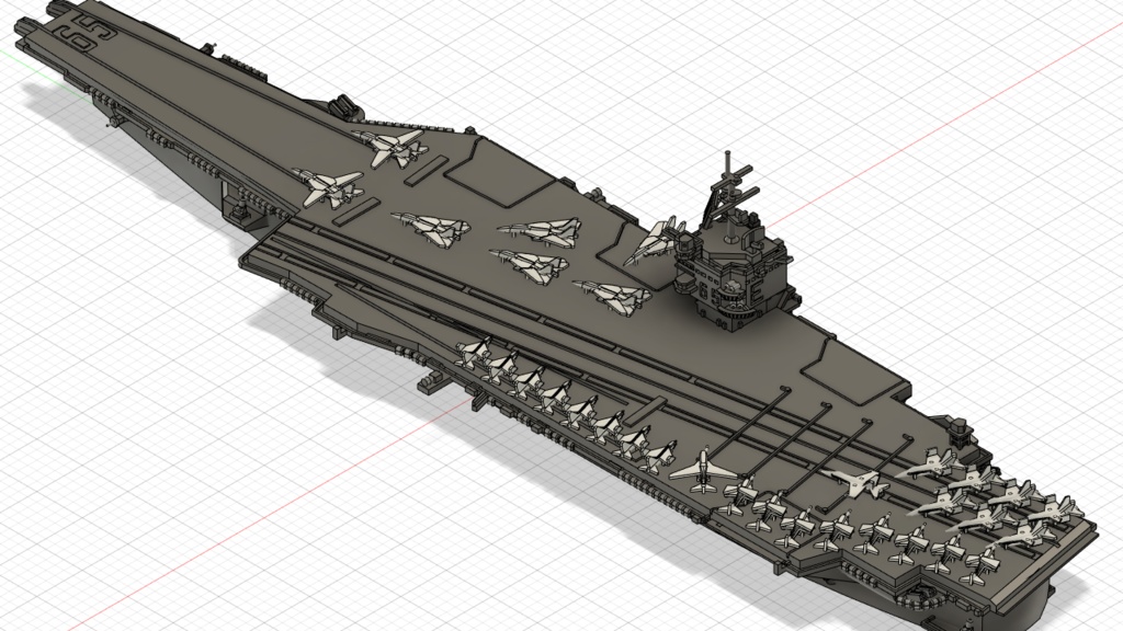 1/3000 CVN-65 エンタープライズ 1982 大改装後 / Enterprise after 1982 Overhaul