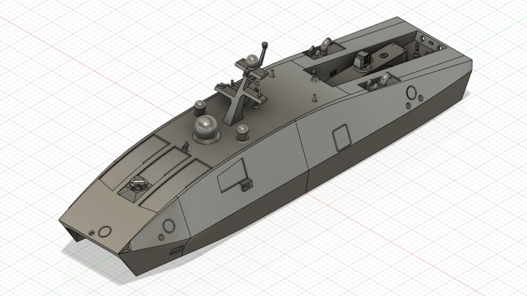 1/700 カタマラン型MUSV / Catamaran-type MUSV - 船ハムカツ - BOOTH