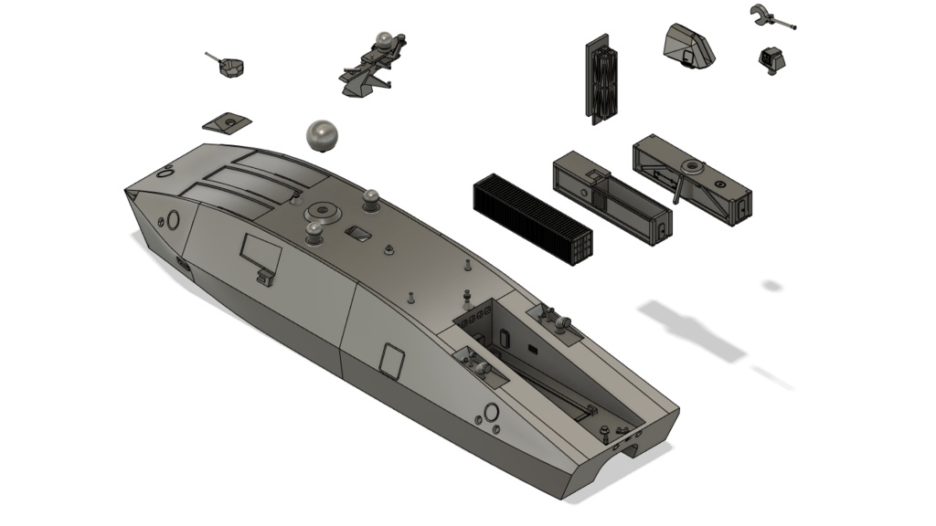 1/700 カタマラン型MUSV / Catamaran-type MUSV