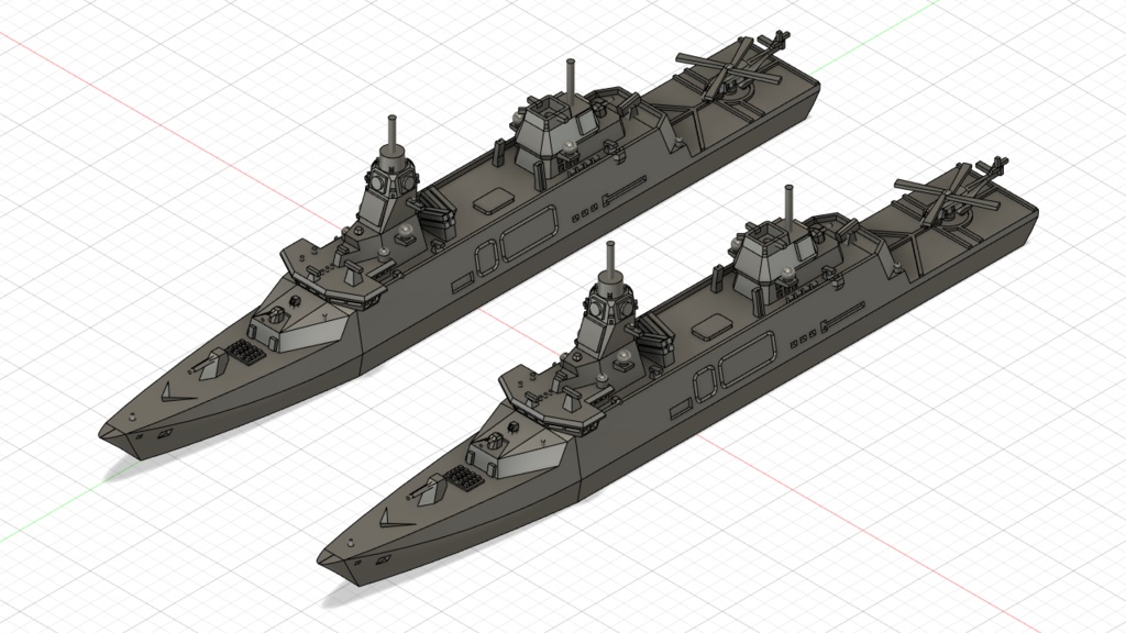 1/3000 オランダ海軍 対潜フリゲート 2隻セット / RNLN ASW Frigate 2 set