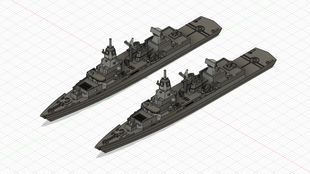 1/3000 ザクセン級フリゲート / Sachsen-class frigate / Fregatte Sachsen-klasse