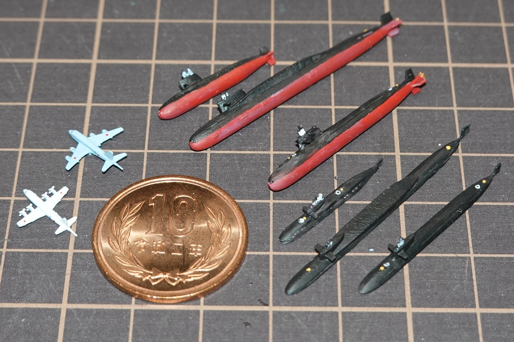 1/3000 中国海軍潜水艦セット / PLAN SS set