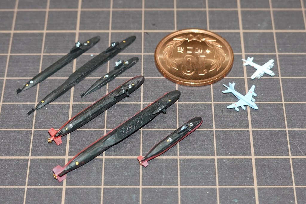 1/3000 中国海軍潜水艦セット / PLAN SS set