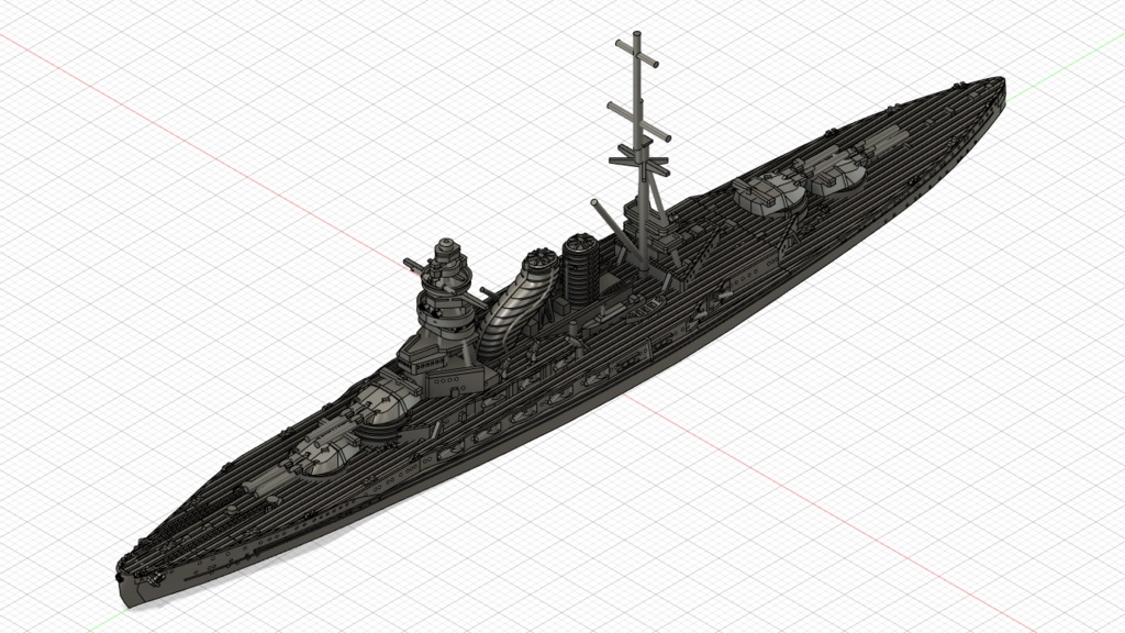 1/3000 長門型戦艦 / BB Nagato-class