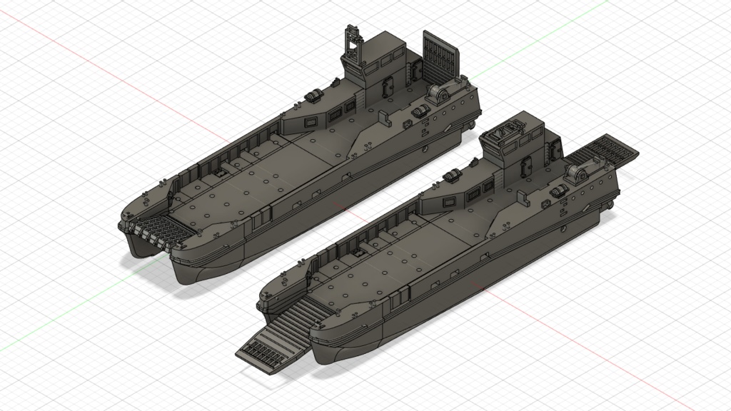 1/700 機動舟艇 / Maneuverable Boats