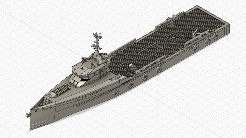 1/700 オフショア船 50m級 / 50m class offshore vessel