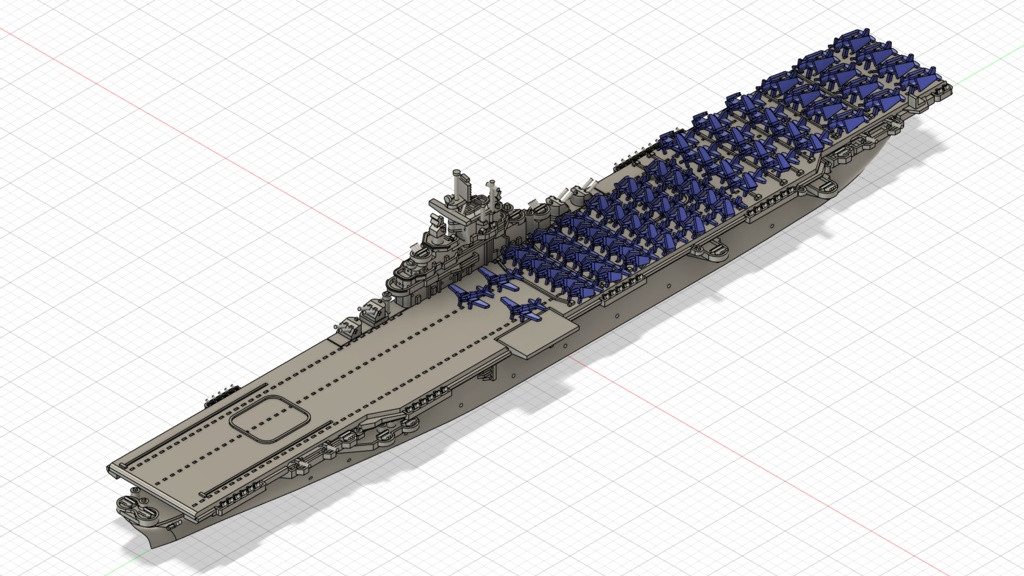 1/3000 エセックス級空母 / USS Essex-class CV
