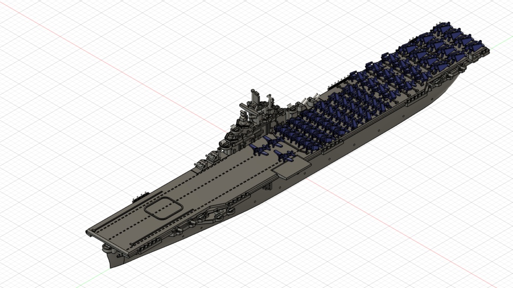 1/3000 エセックス級空母 / USS Essex-class CV