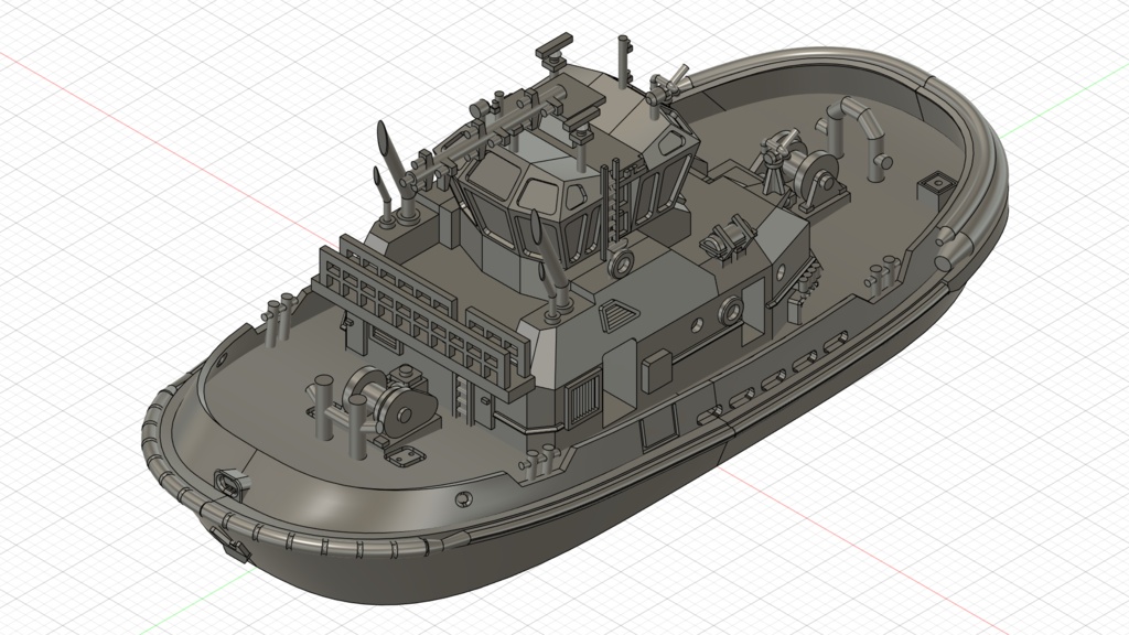 1/700 レーニア級 タグボート / Rainier-class タグボート