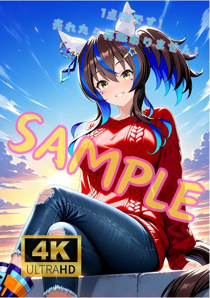 Y0001 ウマ娘 ダイタクヘリオス風  プリティーダービー ポスター エロ アニメ アート 同人
