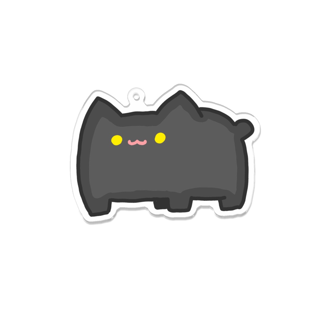 ネコのアクリルキーホルダー