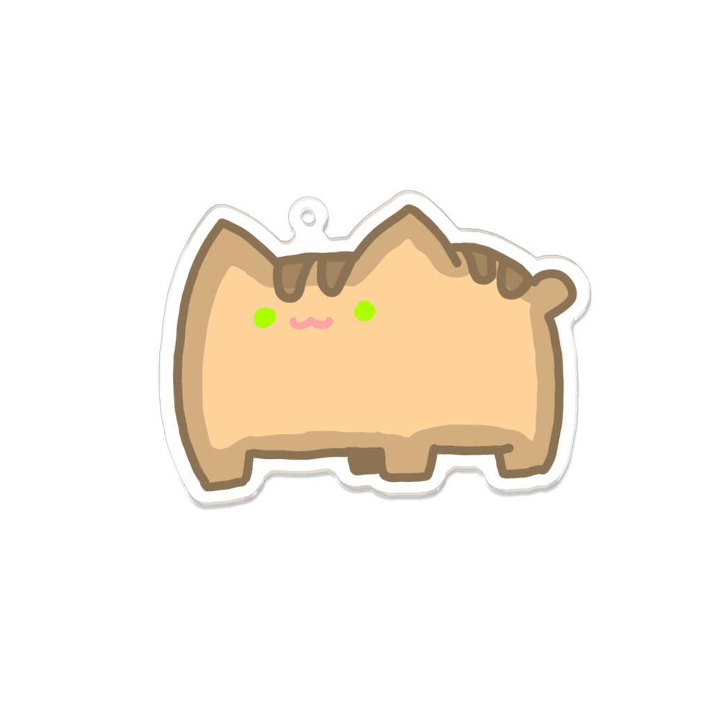 ネコのアクリルキーホルダー