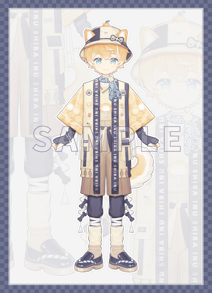 【完売】【限定1点】Live2D全身モデル柴犬系の子VTS対応