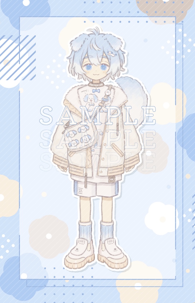 【完売SOLD】【限定1点】Live2D全身モデル A Normal Dog VTS対応