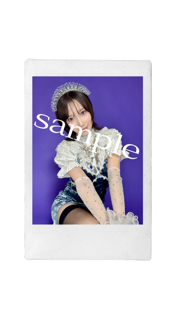 青ワンピースチェキ1種