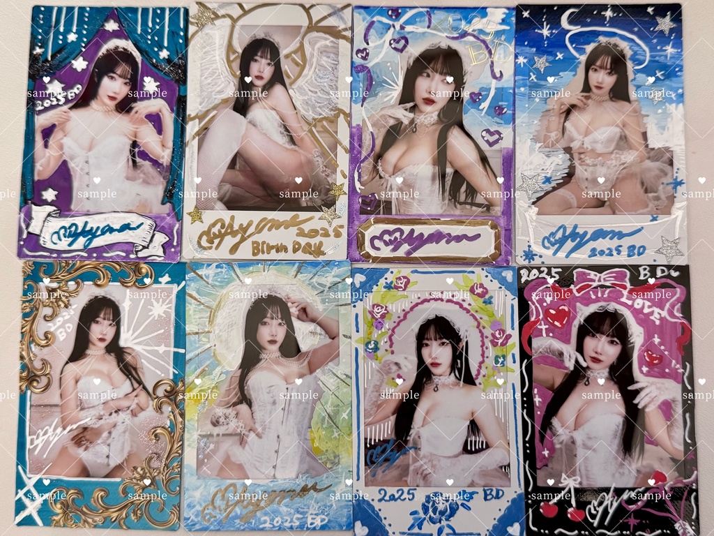 白ビスチェ衣装デコチェキ