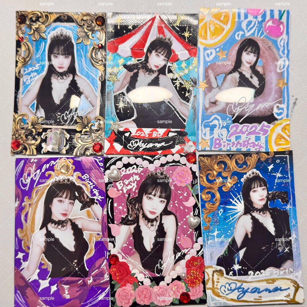 黒水着デコチェキ