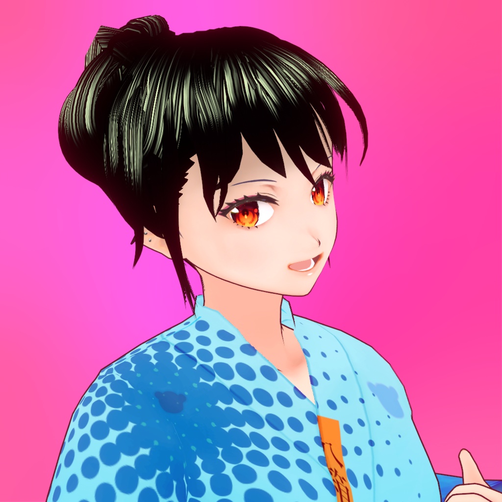 カゼコ(浴衣スタイル)for VRChat