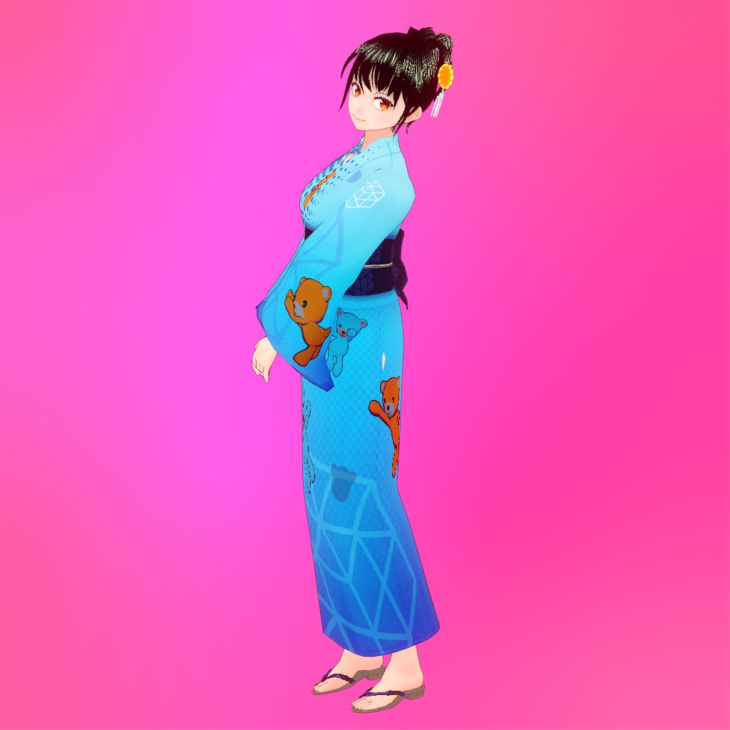 カゼコ(浴衣スタイル)for VRChat