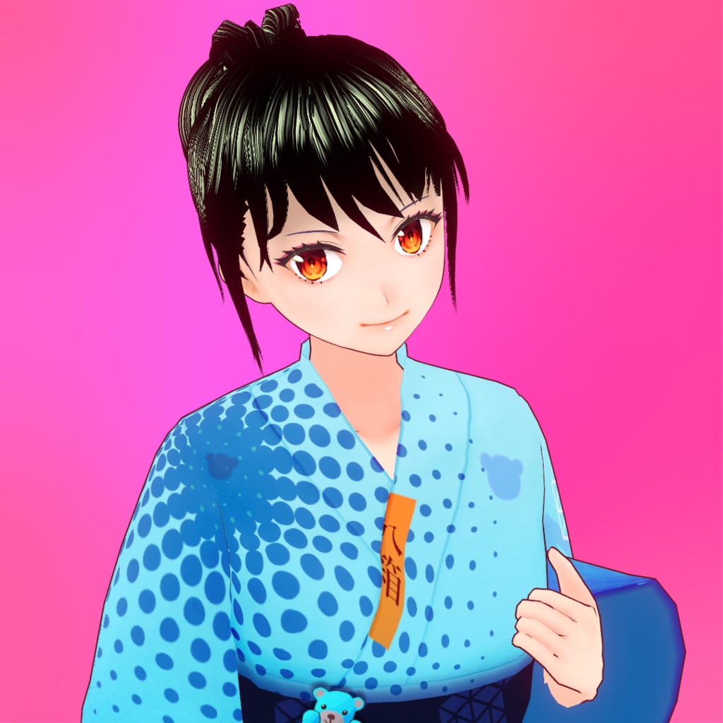 カゼコ(浴衣スタイル)for VRChat