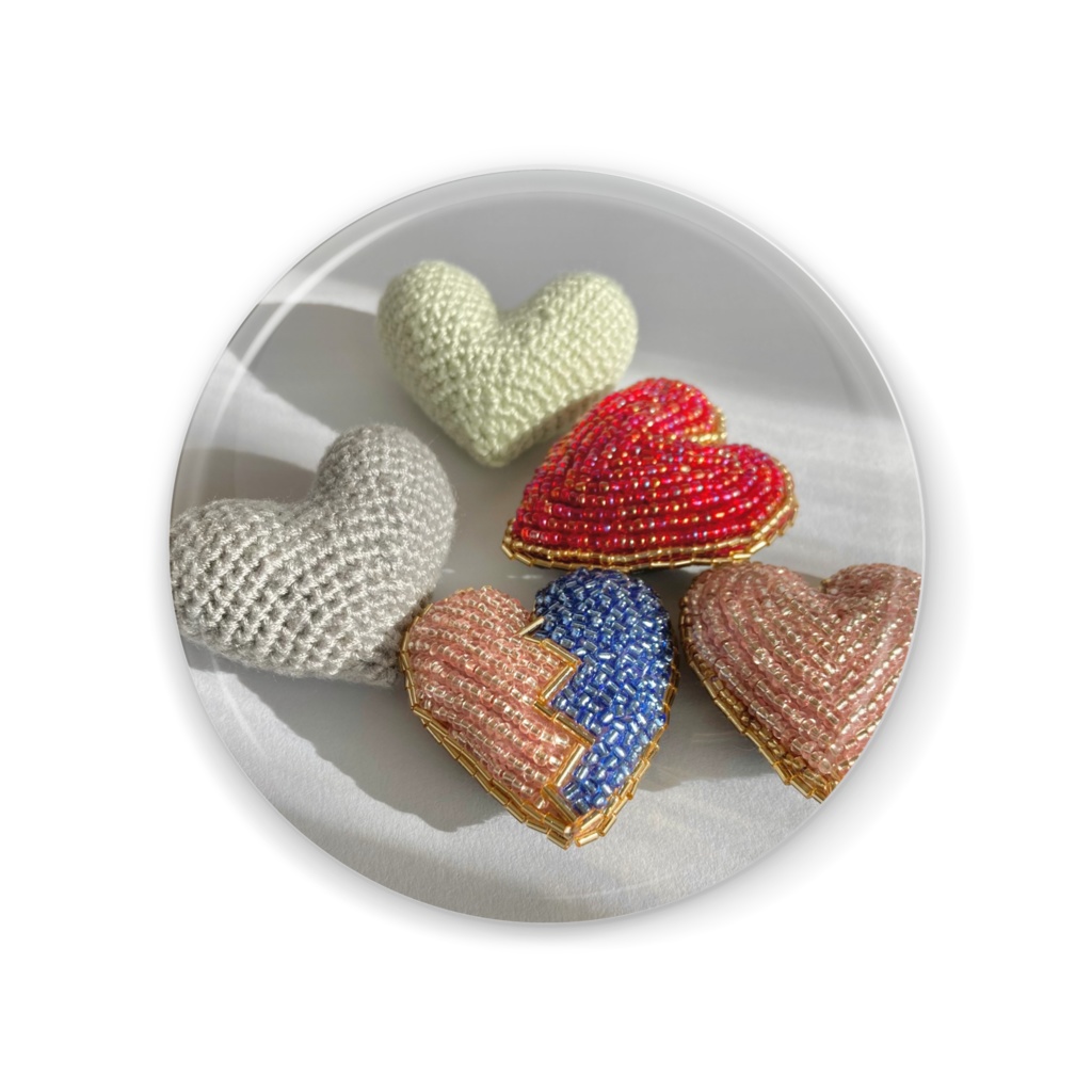 缶ミラーS(ハート)