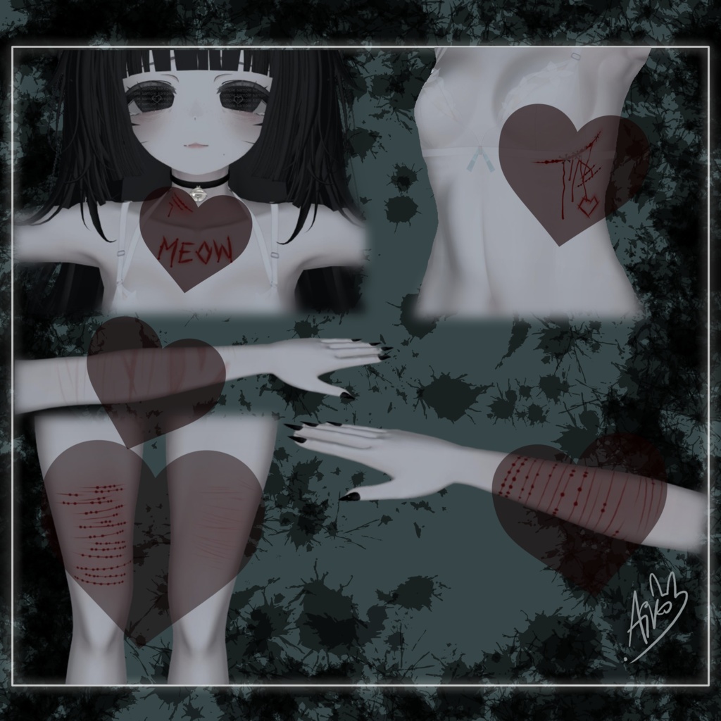 ♡ Manuka (マヌカ) ♡ Lovely Kitty Makeup - Body - Skin texture & Eyes By Aiko Miu ♡