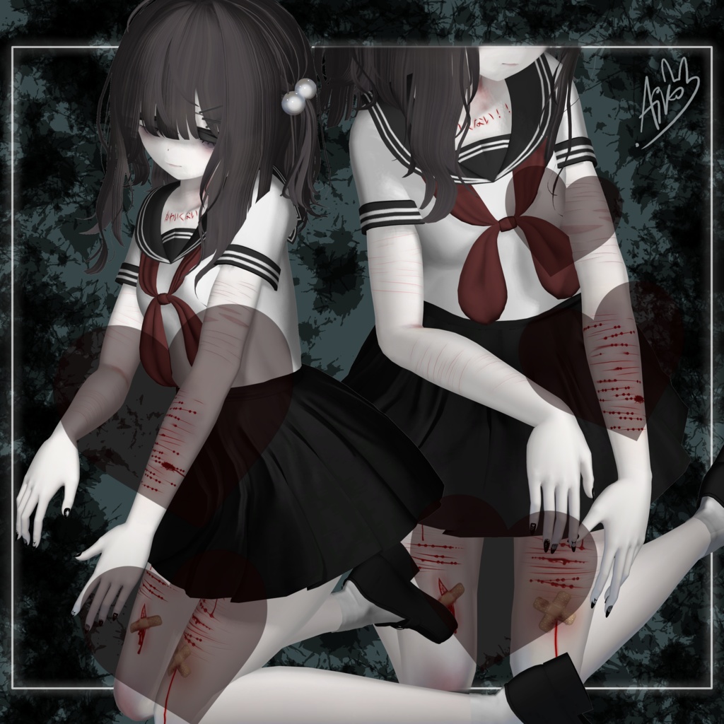 ♡ Manuka (マヌカ) ♡ AbitTired Makeup - Face/Body/Nails - Skin texture & Eyes By Aiko Miu ♡