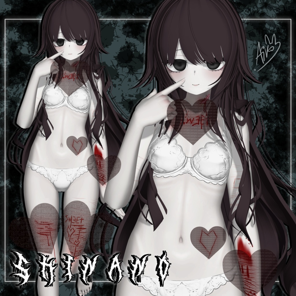 ♡ Shinano & Manuka「しなの」「マヌカ」SWEET ! Makeup - Face/Body - Skin texture & Eyes ♡