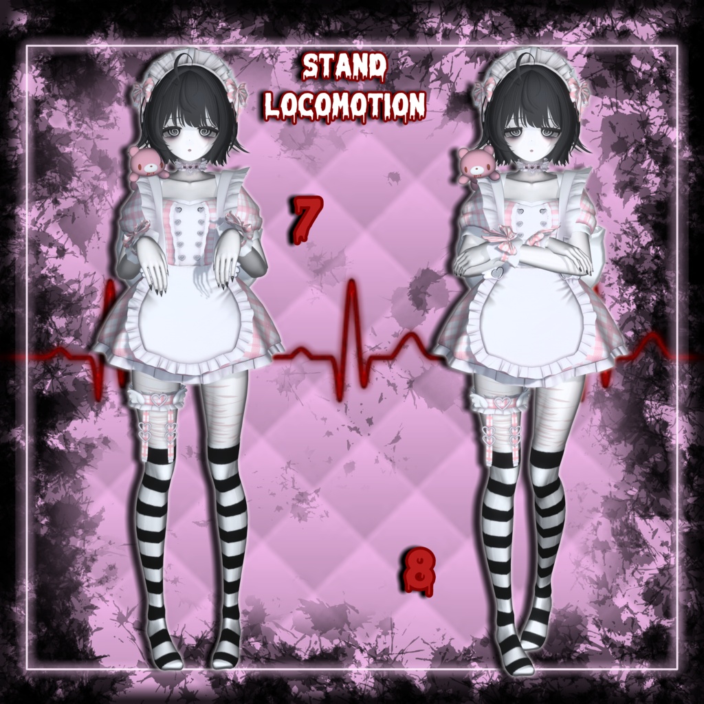 ♡ FREE (1 to 4) ♡ MiuMiu IDLE Pose Locomotion ♡