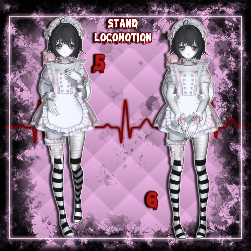 ♡ FREE (1 to 4) ♡ MiuMiu IDLE Pose Locomotion ♡