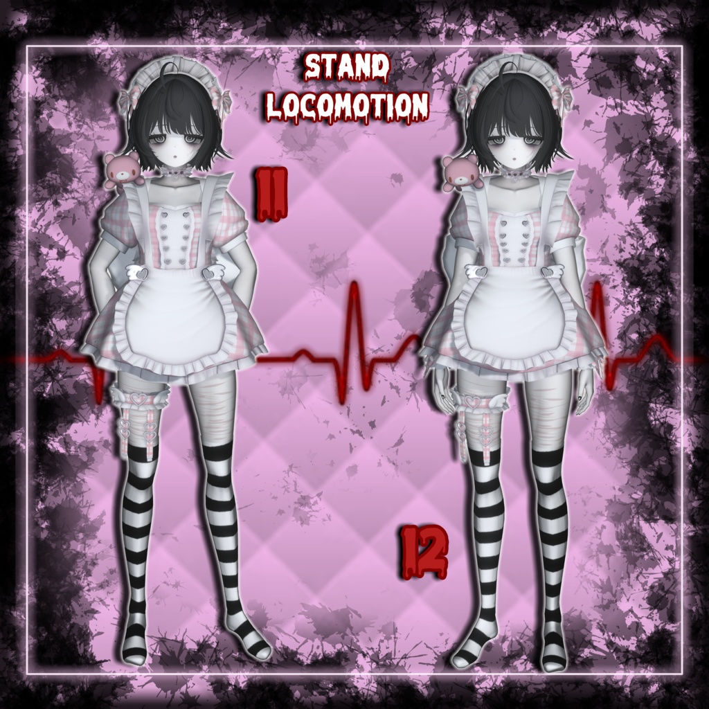 ♡ FREE (1 to 4) ♡ MiuMiu IDLE Pose Locomotion ♡