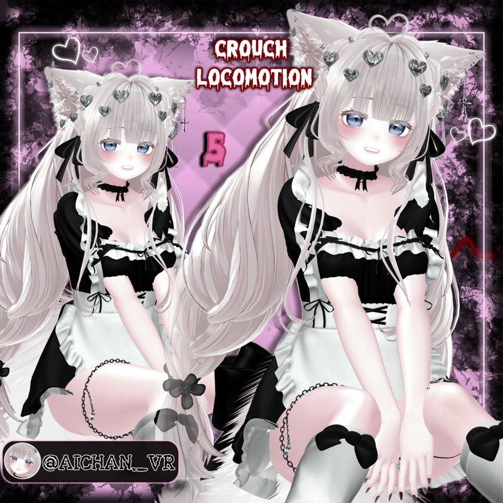 ♡ FREE (1 to 4) ♡ MiuMiu IDLE Pose Locomotion ♡