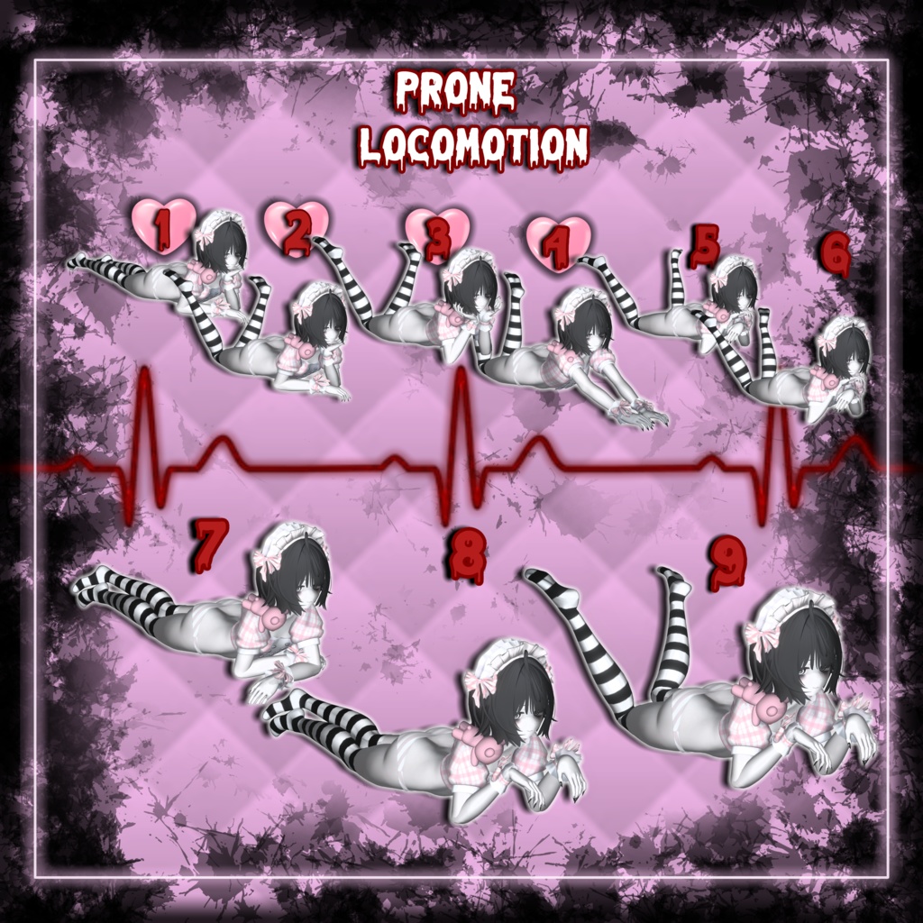 ♡ FREE (1 to 4) ♡ MiuMiu IDLE Pose Locomotion ♡