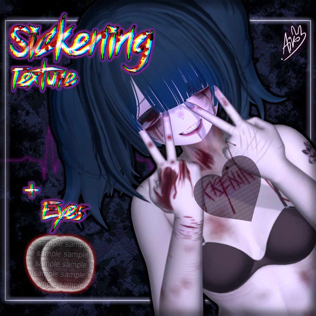 ♡S1CK3N1NG♡ Texture Face Makeup/Body - Skin texture for Manuka (マヌカ) ♡